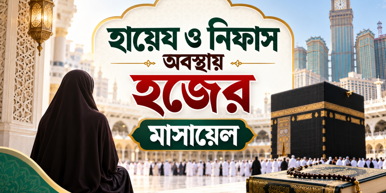 হায়েয ও নিফাস অবস্থায় হজের মাসায়েল