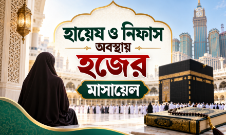 হায়েয ও নিফাস অবস্থায় হজের মাসায়েল